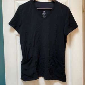 Willow Brook women’s M scrub top black EUC